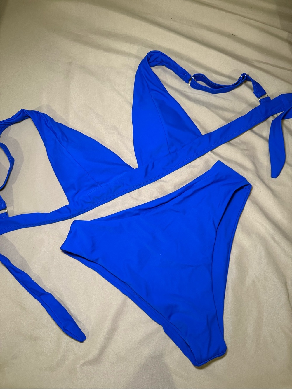 Electric Blue Bikini Set - Two Piece Swimwear